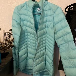Blue winter jacket